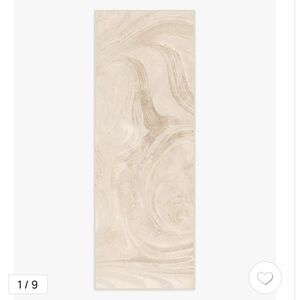 Ruggable 2.5x7 runner marble golden ivory top only